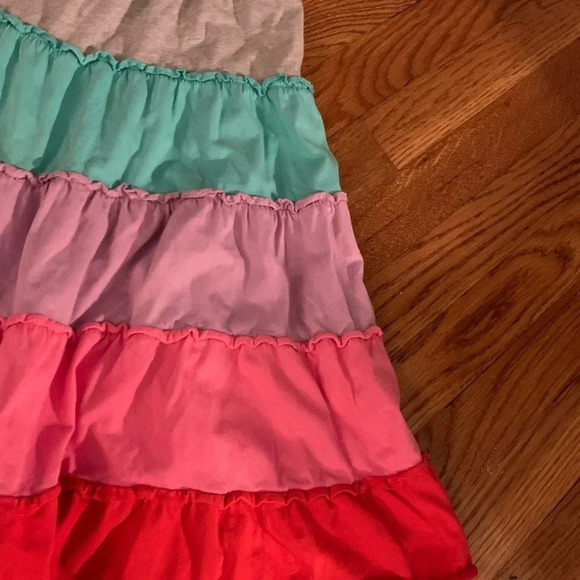Garnet Hill Kids Tiered Colorful Skirt Size 6 - Picture 3 of 6